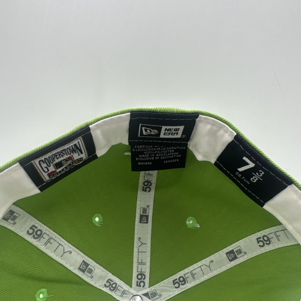 59Fifty NE Brooklyn Dodgers 7 3/8 Fitted Cooperstown Collection St. Patty Green - Picture 6 of 6